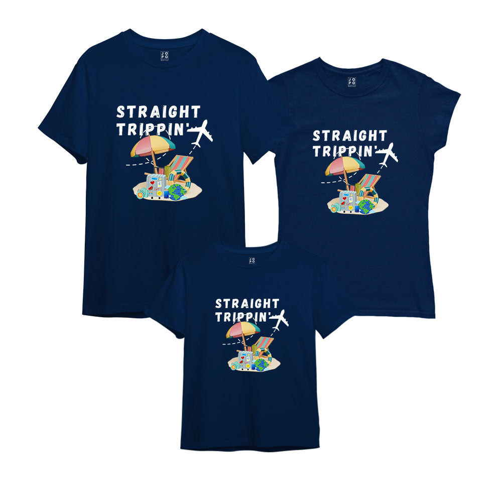 Straight Trippin Family Matching Tshirts