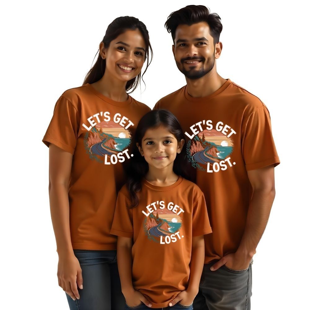 Let's Get Lost Matching Family Tshirts