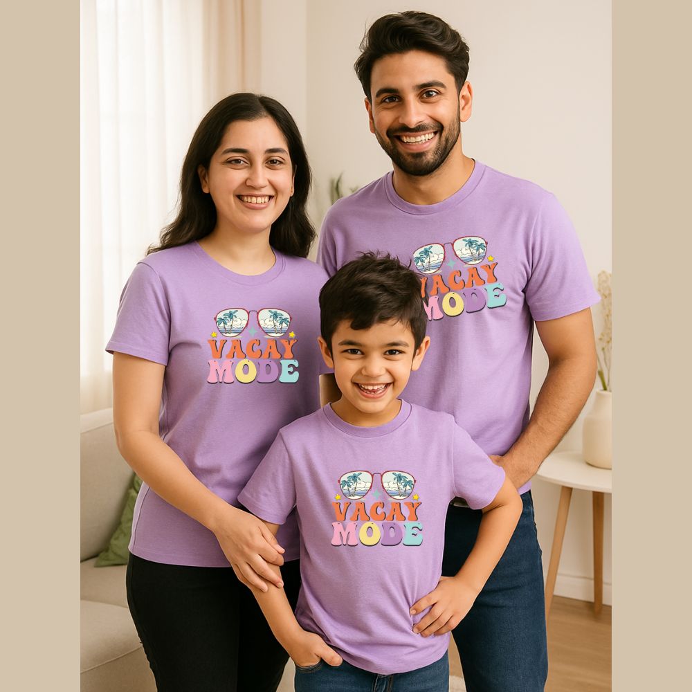 Vacay Mode ON – Matching Family Vacation T-Shirts