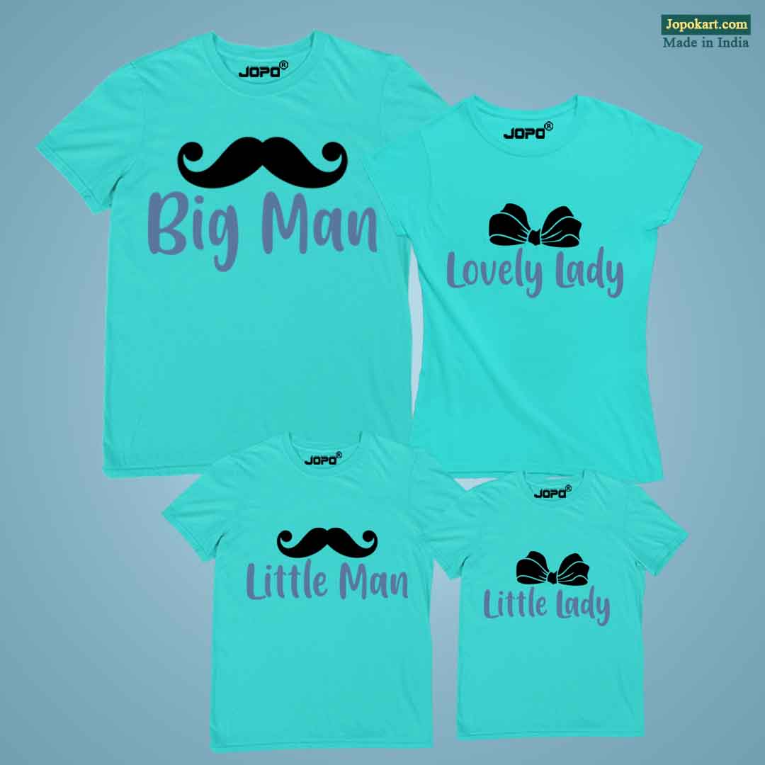 Big Man, Little Man Lady, Lovely Lady, Theme family twinning dress