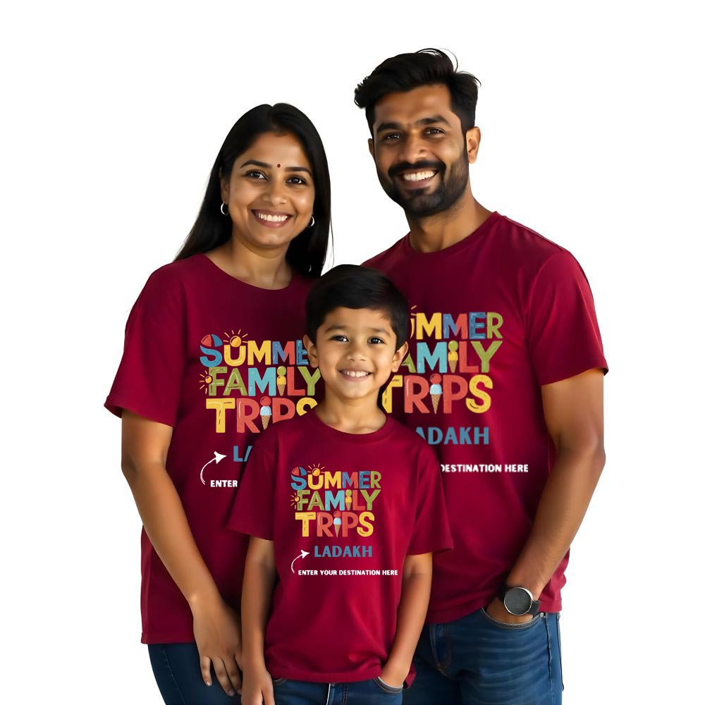 Summer Family Trips Matching Family TSHIRTS