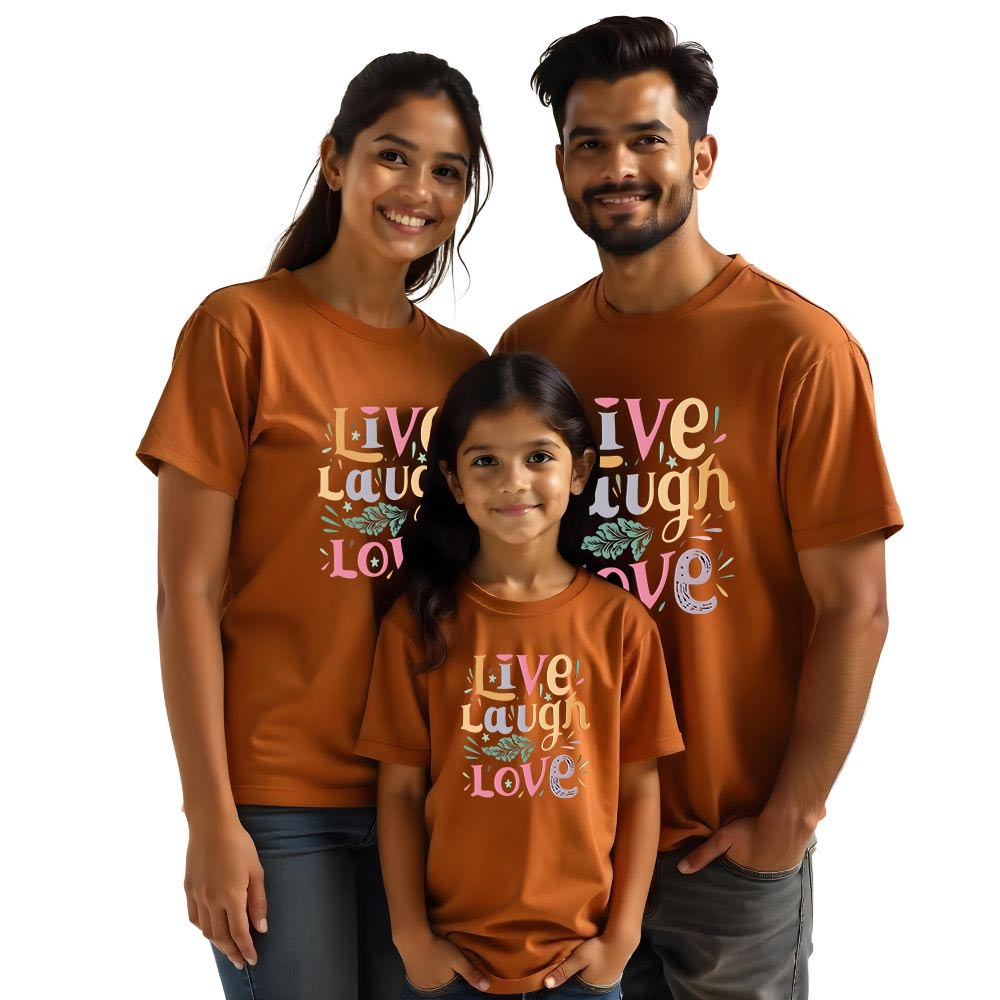 Live Laugh Love Matching Family Tshirts Set