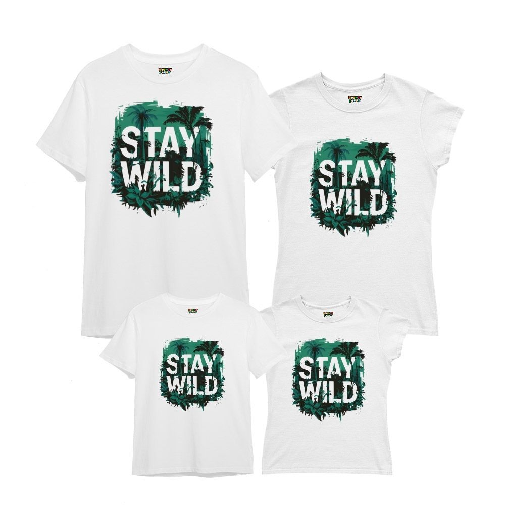 Stay Wild Matching Family Tshirts