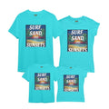 Surf Sand and Sunsets Matching Family Tshirts
