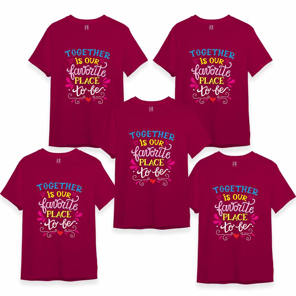 Together Favorite Place - Vacation Group T shirts