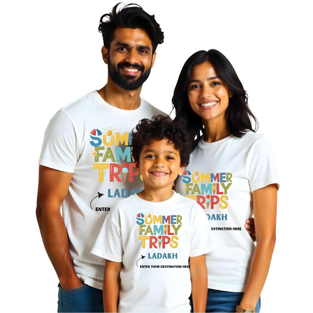 Summer Family Trips Matching Family TSHIRTS