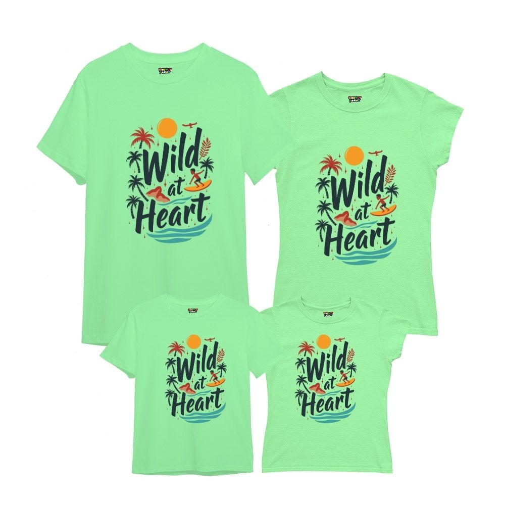 Wild at Heart Matching Family Tshirts