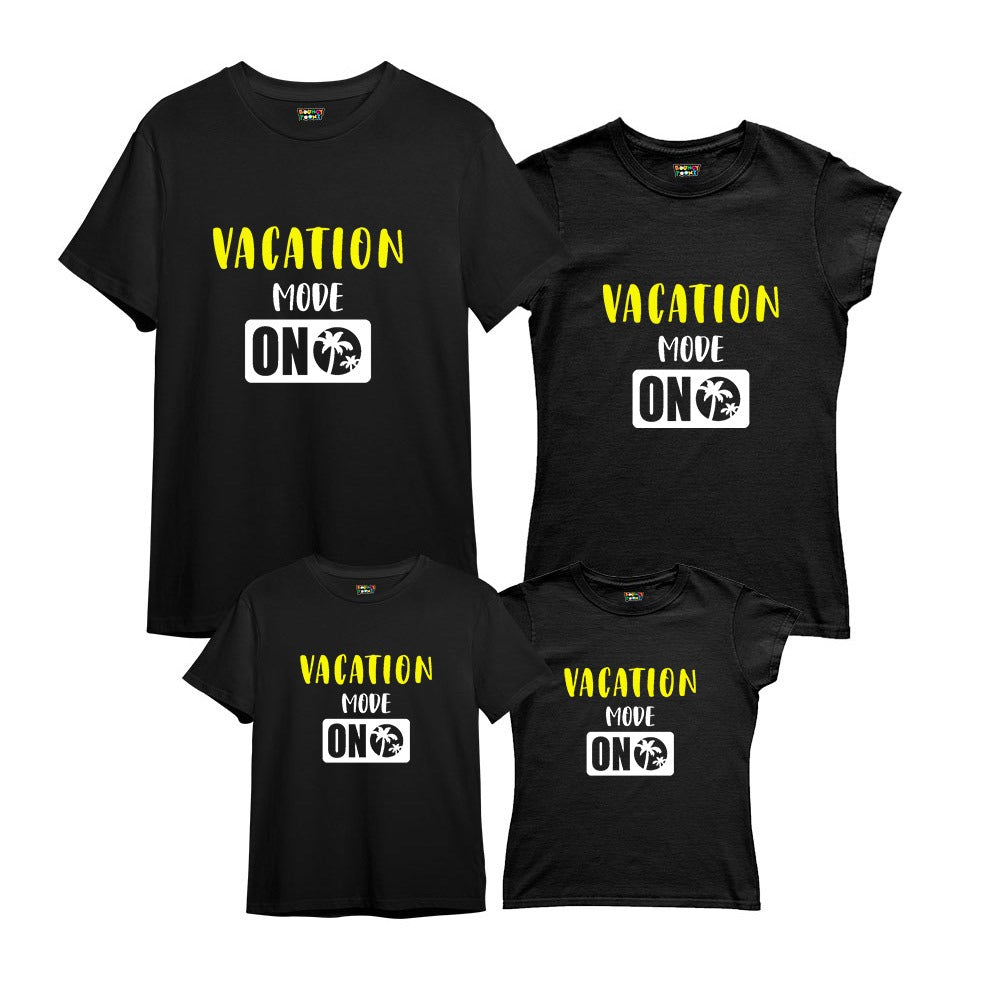 Vacation Mode On Family Matching Tshirts