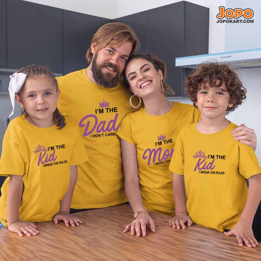 Rule Maker Mom Rule Breaker Kids Dad Don't Care Family