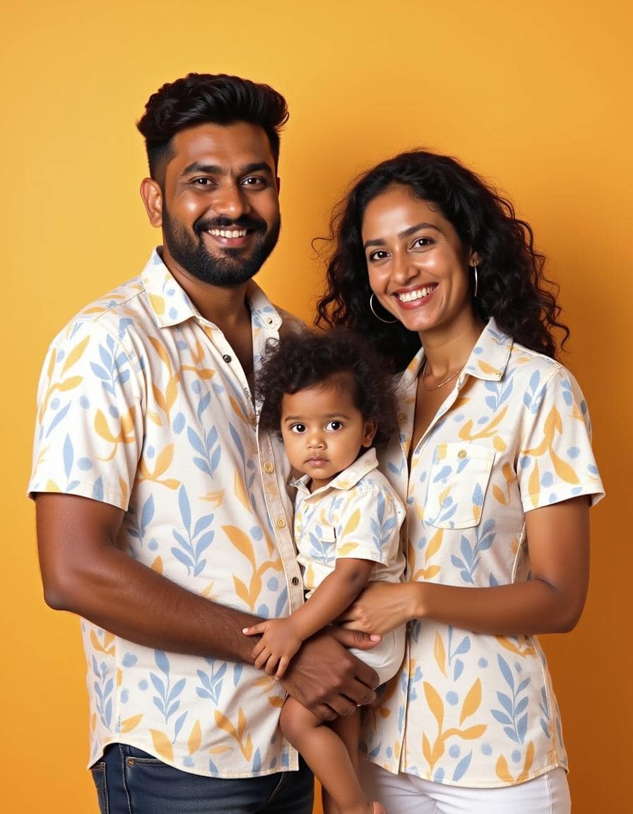 Twinning Shirts for Family Vacations Getogether and Photoshoots