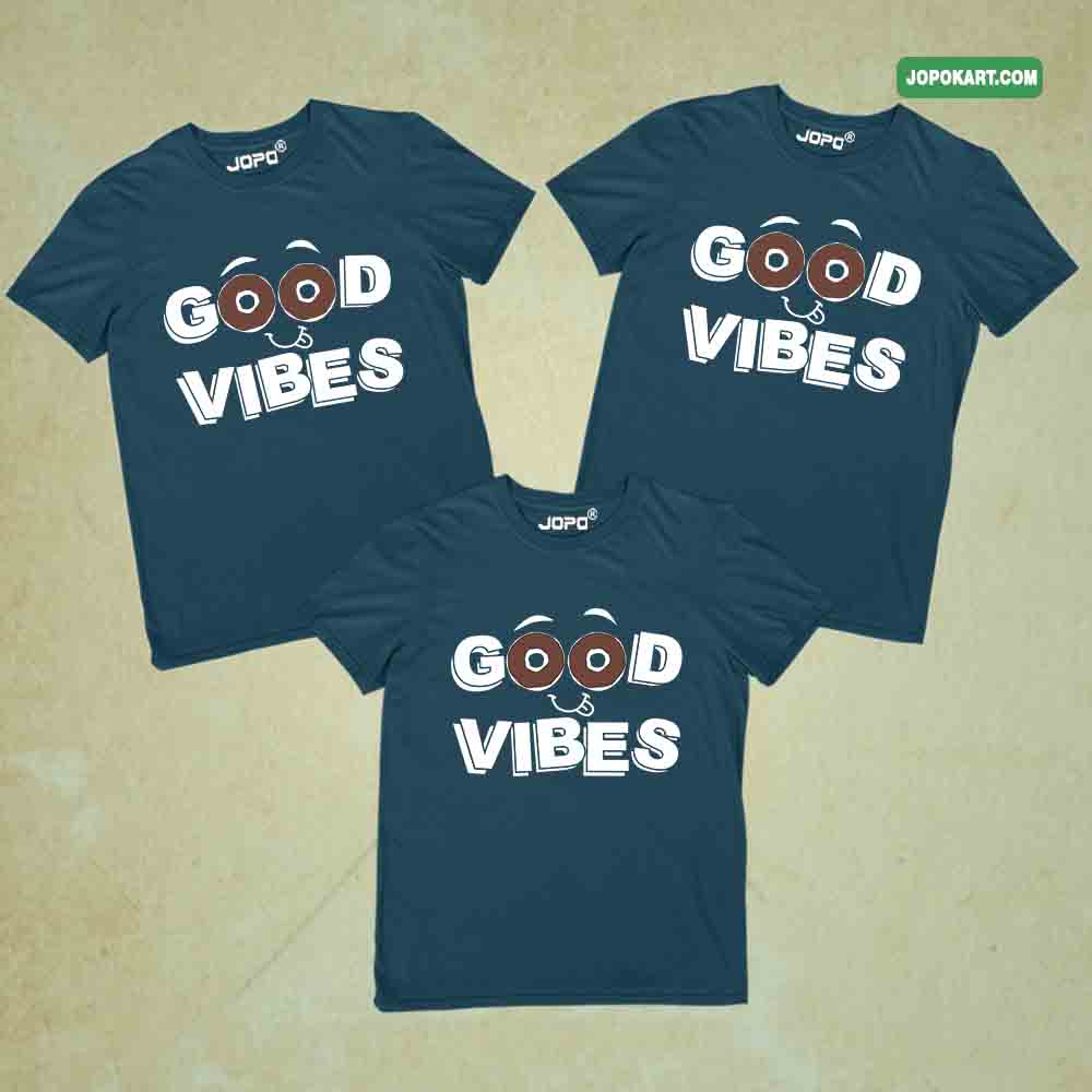 Good Vibes Matching Family T-Shirts