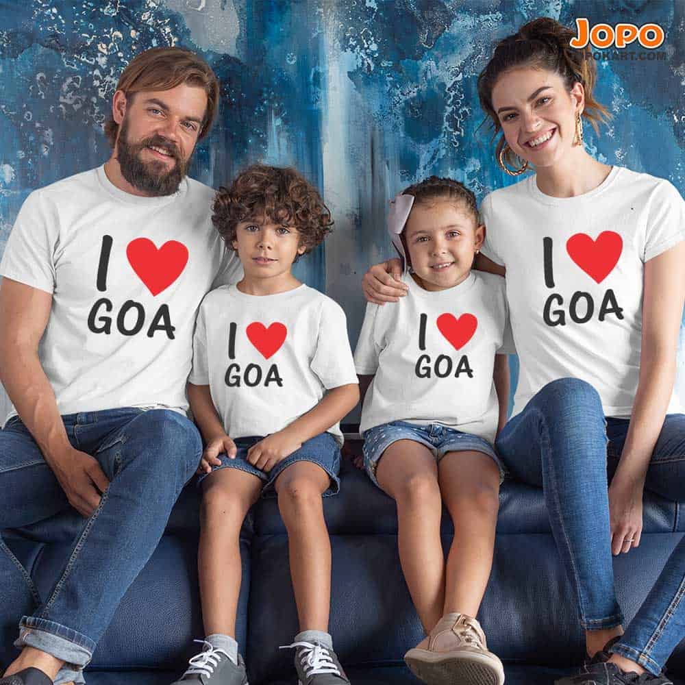 Customized Vacation Place Destination Name Matching Family T-Shirts Set of 3, 4, 5 & 6