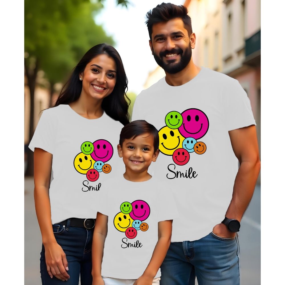 Smile Theme Family T-Shirts
