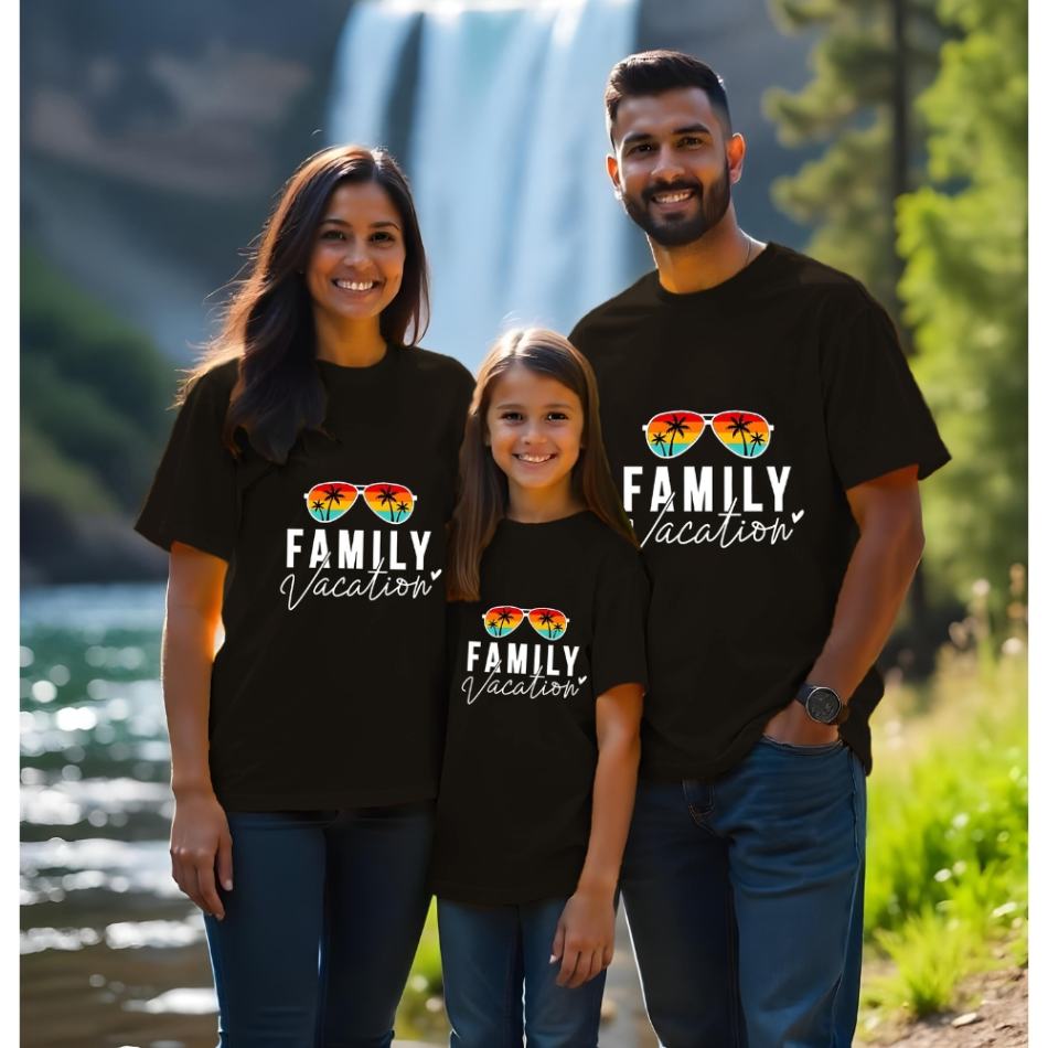 Family Vacation Matching Famiy Tshirts for Vacation and Family