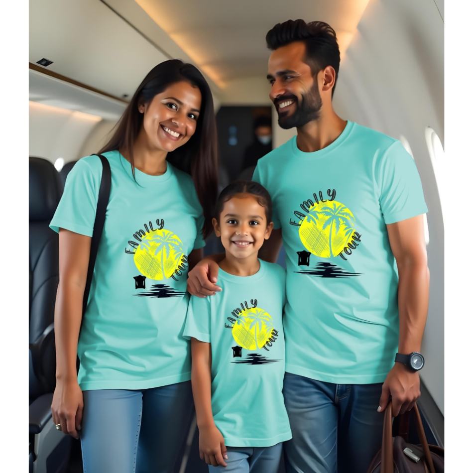 Family Vacation Matching Tshirts for Family Outings and Photoshoots
