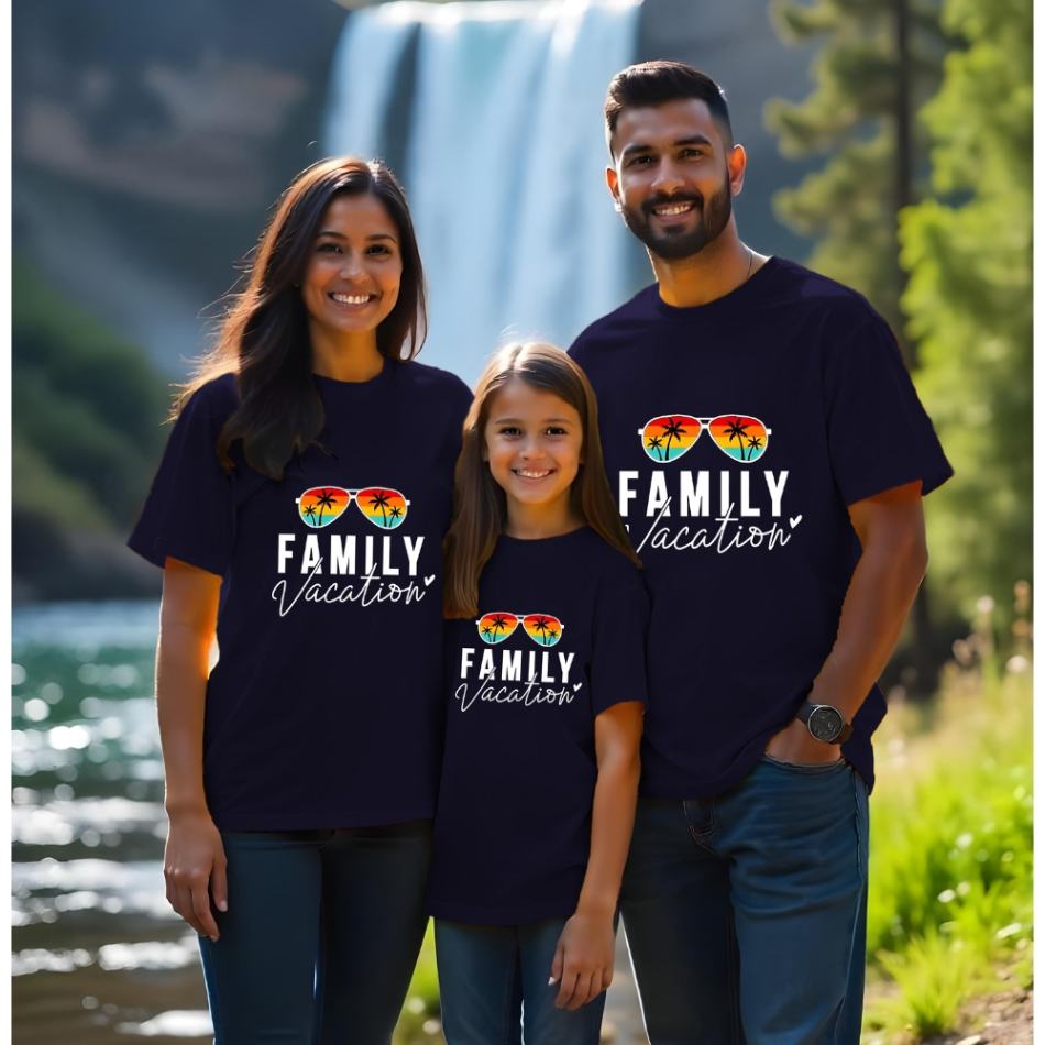 Family Vacation Matching Famiy Tshirts for Vacation and Family