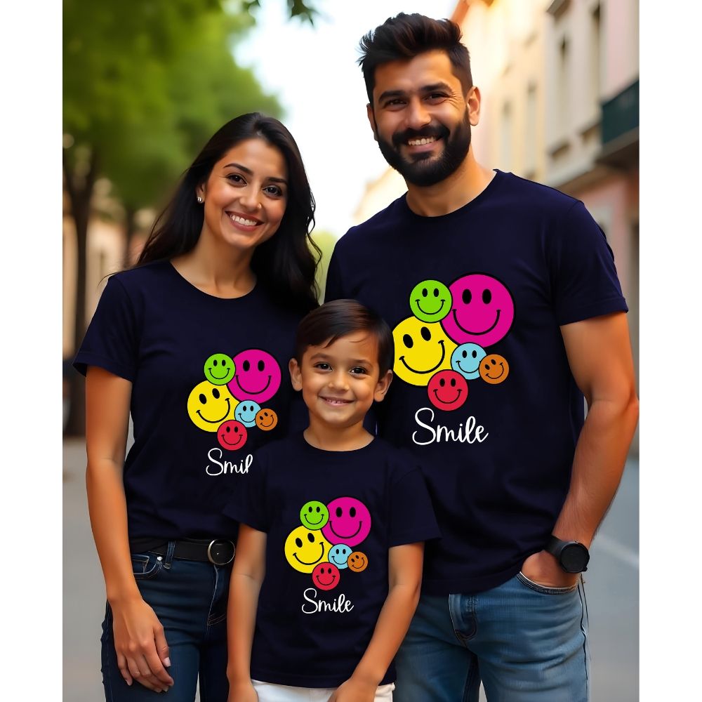Smile Theme Family T-Shirts