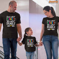 Some Call It Chaos We Call It Family T-Shirts Set of 3 & 4 for Dad, Mom, Son & Daughter