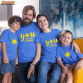 You are my Sun-Shine Matching Family T-Shirts Set of 3 & 4 for Mom, Dad, Son & Daughter
