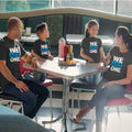 We are One Family T-Shirts Set of 3 & 4 for Mom, Dad, Son, & Daughter